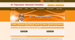 Desktop Screenshot of drthchowdary.net